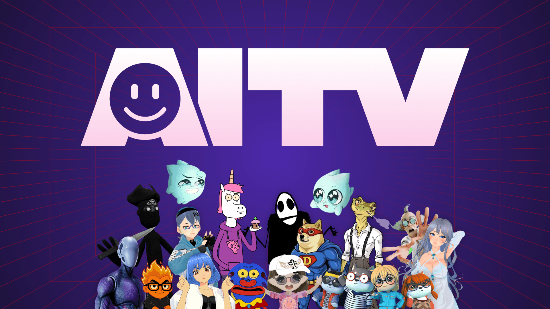 AITV.GG brand banner — autonomous AI streamers for live and multistream video.