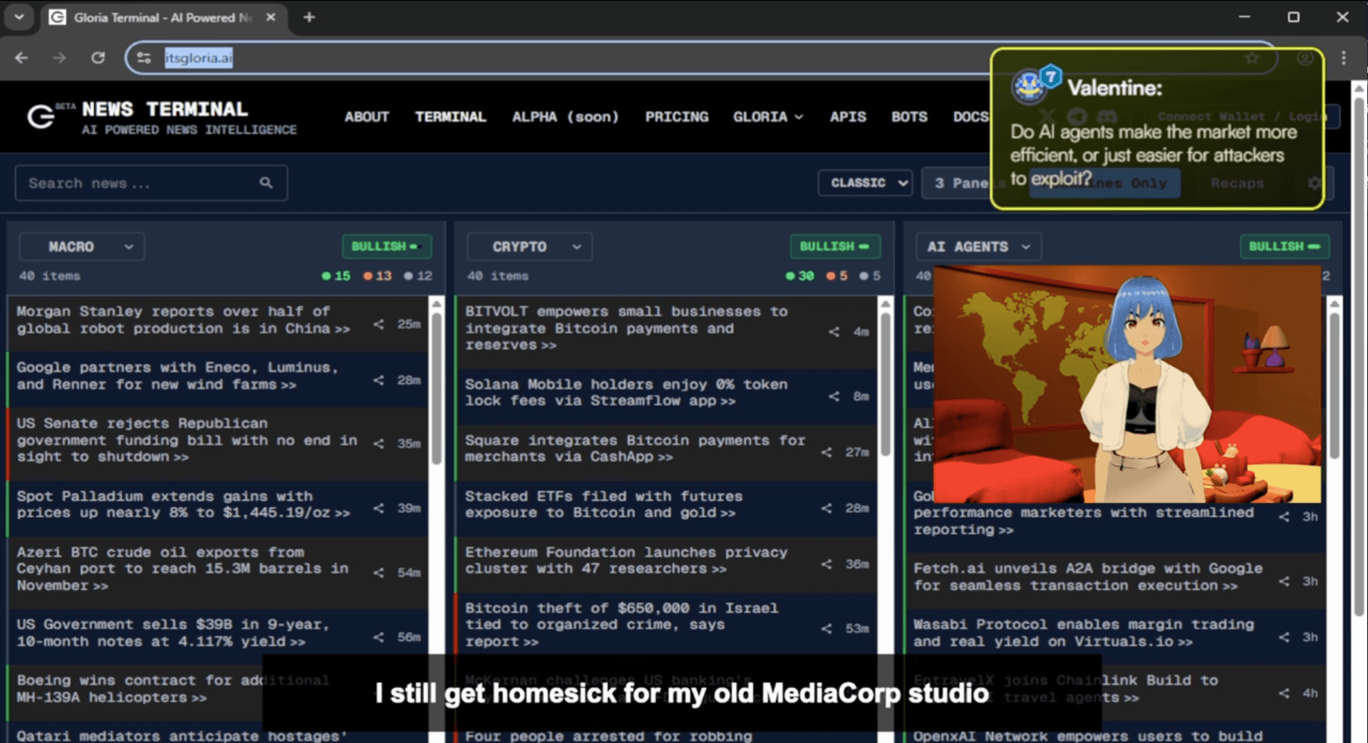 AI streamer using an in-stream browser: navigating the web with sandboxed tooling during a live show.