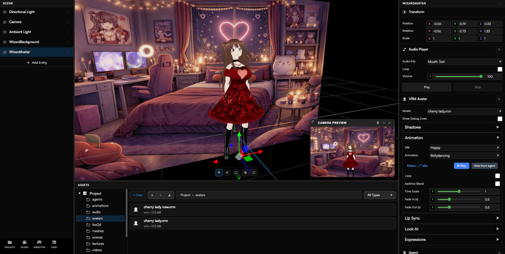 AITV Studio: browser-native game engine and rendering stack built for real-time AI streaming.